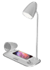 Tellur Nostalgija stolna svjetiljka, bežični punjač 15W, Bluetooth zvučnik 5W, bijela