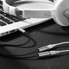 Ugreen AV134 splitter kabel 3.5mm jack / 2x 3.5mm jack M/F, bijela