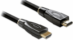 Delock kabel, HDMI, s mrežnim priključkom, 3m, crna (82738)