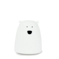 Rabbit&Friends silikonska svjetiljka, medvjedić, bijela