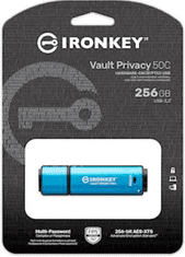 Kingston Ironkey USB ključ, 256GB (IKVP50C/256GB)