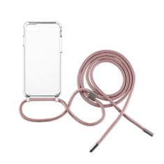 FIXED Pure Neck zaštitna maskica s ružičastom vezicom za Apple iPhone 7/8/SE2020 (FIXPUN-100-PI)