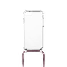 FIXED Pure Neck zaštitna maskica s ružičastom vezicom za Apple iPhone 7/8/SE2020 (FIXPUN-100-PI)
