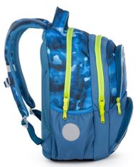 Oxybag Oxy NEXT školski ruksak, plavi sa vojničkim uzorkom
