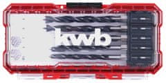 KWB set svrdla za drvo, šesterokutno, 10/1, S-Box (49108833)