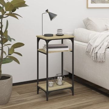 Vidaxl Pomoćni stolić Sonoma hrast 40x30x75 cm Materijal na bazi drveta