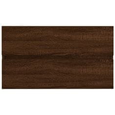 Vidaxl 2-dijelni set kupaonskog namještaja boja smeđeg hrasta drveni