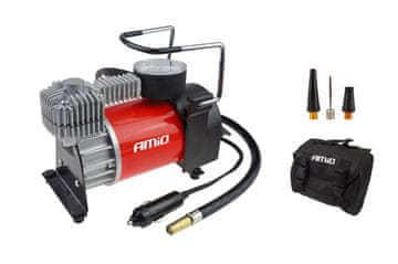 slomart AMiO Kompresor za automobil ACOMP-03, 12V, metalni s manometrom