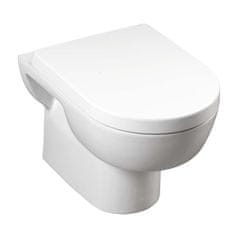 AQUALINE AQUALINE MODIS Viseća WC Šolja, Keramička, Bijela, 36x52cm