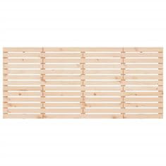 Vidaxl Zidno uzglavlje 156x3x91,5 cm od masivne borovine