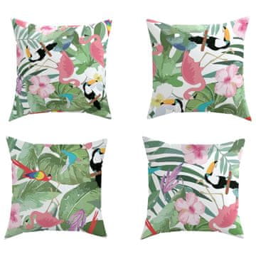 Vidaxl Ukrasni jastuci 4 kom šareni 50 x 50 cm od tkanine