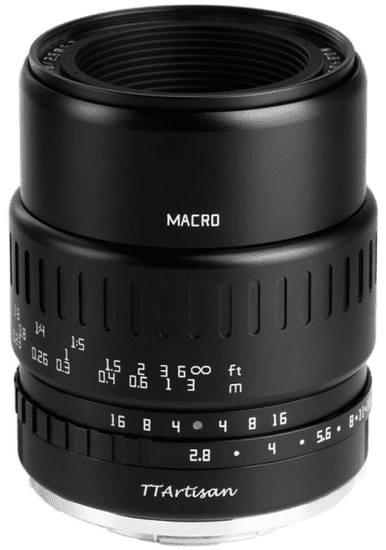 TTArtisan APS-C MF 40mm F/2,8 makro objektiv za Sony E