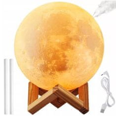 hurtnet LED 3D Moon Air HIGREREREDINER 880ML TOUCH