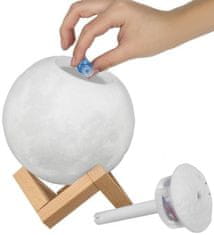 hurtnet LED 3D Moon Air HIGREREREDINER 880ML TOUCH