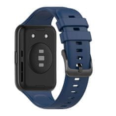 FIXED silikonski remen za Huawei Watch FIT2, plava (FIXSSTB-1055-BL)