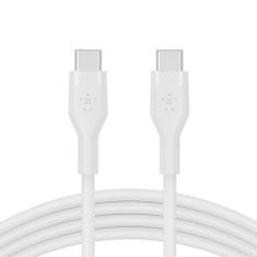 Belkin kabel, silikon, USB-C - USB-C 2.0, 3M, bijeli (CAB009bt3MWH)
