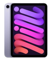 Apple iPad mini 6 tablet, Cellular, 64 GB, Purple (mk8e3hc/a)