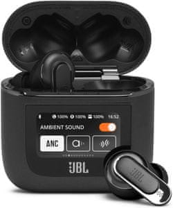 moderne bežične slušalice bluetooth 5.3 jbl tour pro 2 anc tehnologija odličan jbl zvuk google brzi par jbl slušalica glasovna svijest