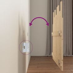 Vidaxl Zidno uzglavlje 108 x 3 x 80 cm od masivne borovine