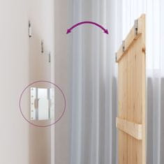 Vidaxl Zidno uzglavlje 185x3x90 cm od masivne borovine