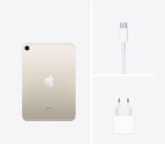 Apple iPad mini 6 tablet, Cellular, 256 GB, Starlight (mk8h3hc/a)
