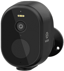 WOOX R4252 nadzorna kamera, vanjska, bežična, solarni panel, WiFi, FHD, crna