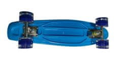 Ikonka Aga Frisbee skateboard LED kotači plavi