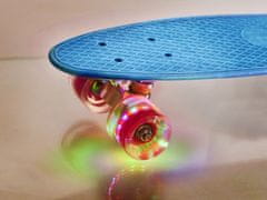 Ikonka Aga Frisbee skateboard LED kotači plavi