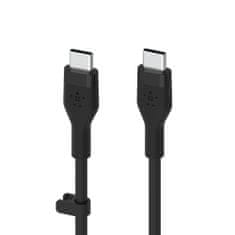 Belkin kabel, USB-C, silikonski, 3m, crna (CAB009bt3MBK)