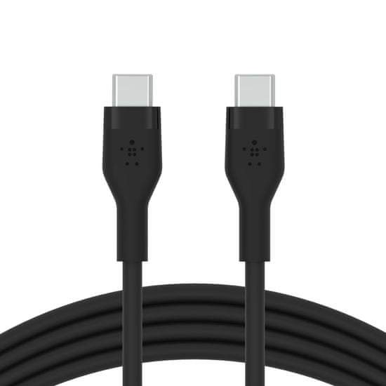 Belkin kabel, USB-C, silikonski, 2m, crna (CAB009bt2MBK)