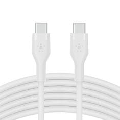 Belkin kabel, USB-C, silikonski, 2m, bijela (CAB009bt2MWH)