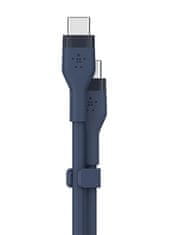 Belkin kabel, USB-C, silikonski, 3m, plava (CAB009bt3MBL)