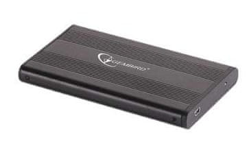 Gembird Gembird EE2-U2S-5 Kućište za HDD 2.5'' SATA, aluminij, crna