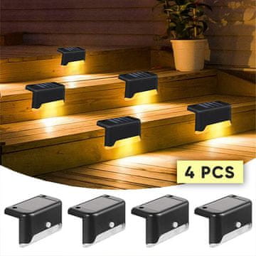 Cool Mango solarne LED svjetiljke za vanjsku rasvjetu, IP65, topla bijela, 4 komada
