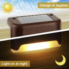 Cool Mango solarne LED svjetiljke za vanjsku rasvjetu, IP65, topla bijela, 4 komada