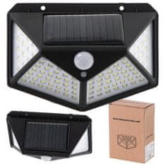 Ikonka Solarna lampa s senzorom pokreta i sumraka 100 LED