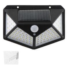 Ikonka Solarna lampa s senzorom pokreta i sumraka 100 LED