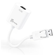 J5CREATE adapter, DisplayPort, HDMI, bijela (JDA158)