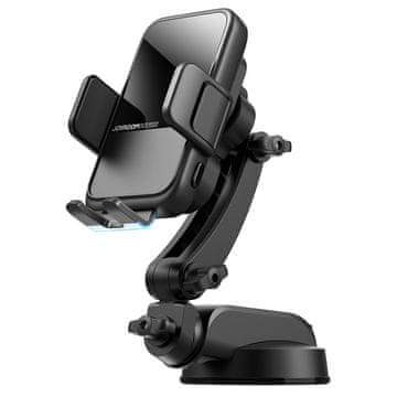 Joyroom JR-ZS298 Dash držač mobitela za auto, Qi punjač 15W, crno