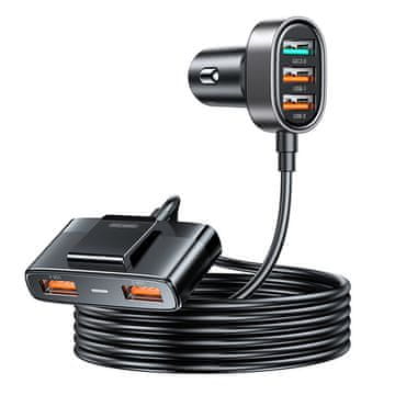 Joyroom JR-CL03 Pro auto punjač 5x USB 45W, crno