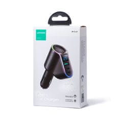 Joyroom JR-CL21 auto punjač USB / 2x USB-C QC PD 150W, crno
