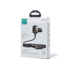 Joyroom JR-CL03 Pro auto punjač 5x USB 45W, crno