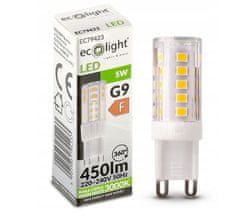 ECOLIGHT LED žarulja - G9 - 5W - 450lm - topla bijela