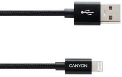 Canyon CFI-3 Lightning kabel, 5 W, 1 m, crna (CNE-CFI3B)