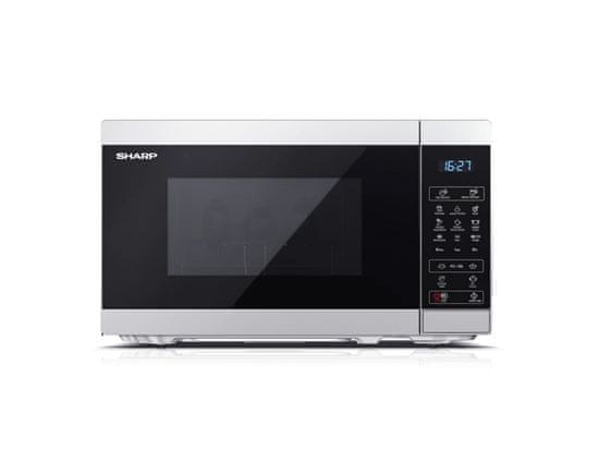 Sharp MG02E-S mikrovalna pećnica s roštiljem, 20 l, srebrna