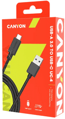 Canyon Kabel za punjenje i podatkovni kabel USB Tip C - USB 3.0, CNE-USBC4B