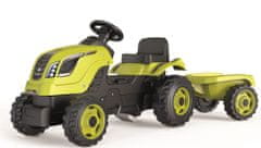 Smoby Farm XL pogon traktora s prikolicom, zelene boje