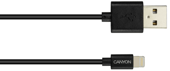 Canyon MFI-1 Lightning kabel, 12 W, 1 m, crna (CNS-MFICAB01B)