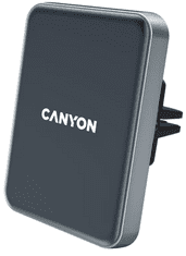 Canyon Megafix CA-15 magnetski nosač za automobil, bežično punjenje, crna (CNE-CCA15B)