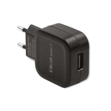 Qoltec Zidni punjač 12W | 5V | 2.4A | USB